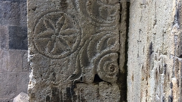 Artistic Decor in Arates Monastery in Central Armenia