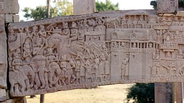 “War over the Buddha’s Relics”, Sanchi