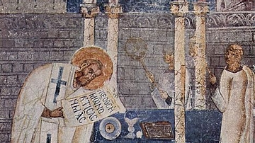 Fresco of Basil the Great