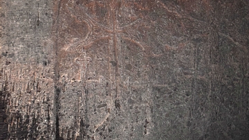 Crosses at Geghard Monastery