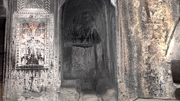 Bas-Relief of Crosses at Geghard Monastery