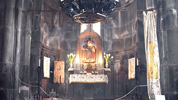 Altar at Geghard Monastery