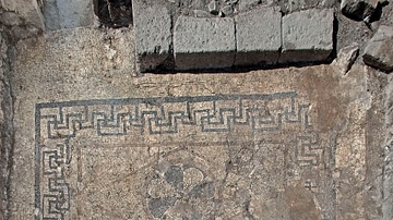 Mosaic floor in Magdala