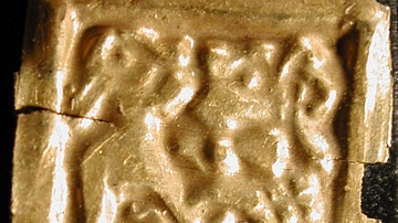 Scandinavian Gold-Foil Picture