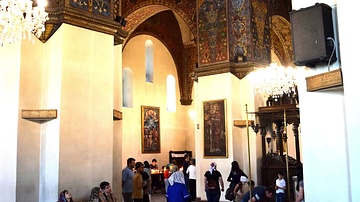 Interior of Armenia's Etchmiadzin Cathedral