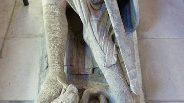 Effigy of Gilbert Marshal at Temple Church, London