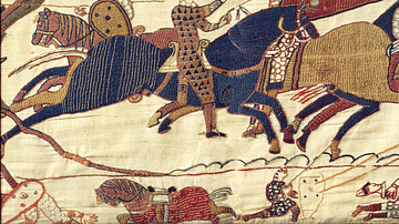 Bayeux Tapestry: Detail from Battle of Hastings