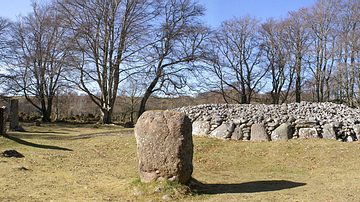 Clava Cairns Panorama