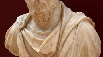 Bust of Emperor Marcus Aurelius from Lamunia