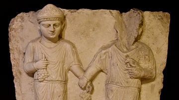 Funerary Stele of Two Boys from Palmyra