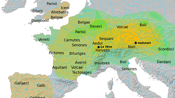 Map of Hallstatt & La Tène Cultures