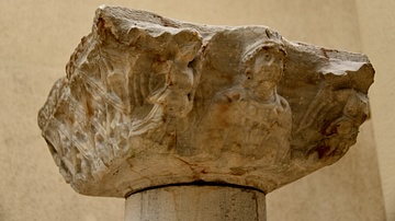 Impost Capital Depicting Anastasius I and Ariadne