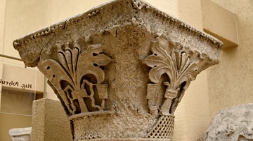 Byzantine Capital with Palmettes from Saraçhane