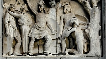 Relief of Gauls Fighting Romans