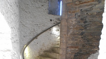 Vice or Spiral Staircase, Caerphilly Castle