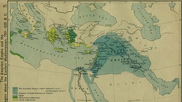 The Assyrian Empire and the Region about the Eastern Mediterranean, 750-625 BC