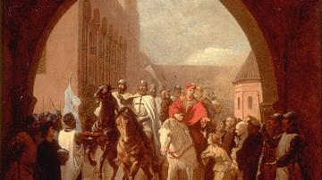 Teutonic Knights Entering Marienburg Castle