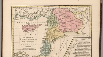 Map of the First Crusade Routes (Illustration) - World History Encyclopedia