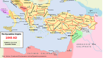 The Byzantine Empire c. 1045 CE