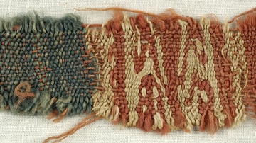 Detail of Coptic Wool Textile