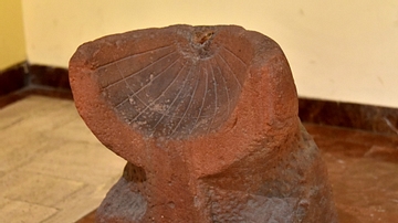 Sun Dial with Aramaic Inscription from Madain Saleh