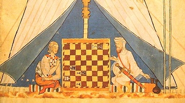 Christian & Muslim Playing Chess