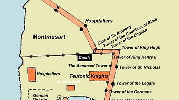 Plan of Acre, 1291 CE