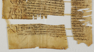 Irish Manuscript Fragment