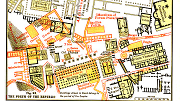 Map of the Roman Forum