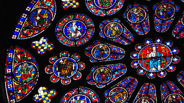 Detail, South Rose Window, Chartres Cathedral