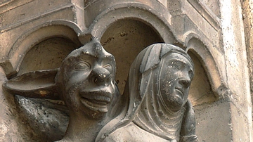 Devil & Nun, Chartres Cathedral