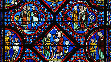 Detail, Noah Window, Chartres