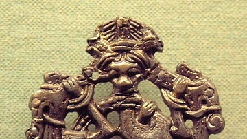 Viking Age Pin In Borre Style