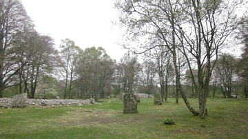 Panorama of The Balnuaran of Clava Cairns