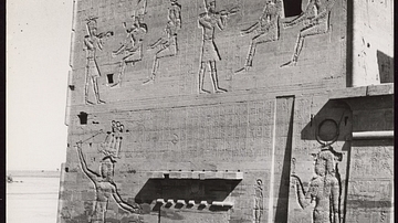 Philae Temple of Isis, 1959