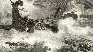 Phoenician Ship in a Storm