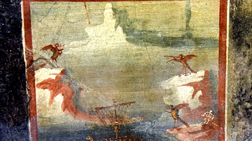 Panel Depicting Ulysses Resisting the Songs of the Sirens
