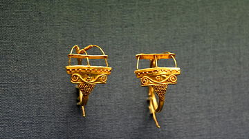 Gold Earrings from Bubastis