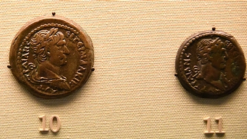 Bronze Drachm and Half-Drachm of Trajan