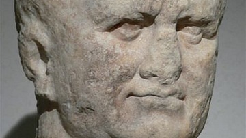 Bust of Roman Emperor Vespasian