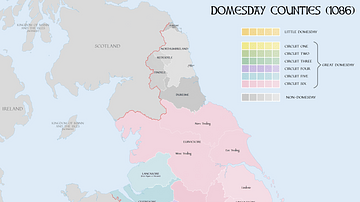 Map of Domesday Book Circuits