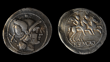 Dioscuri Denarius, 211 BCE