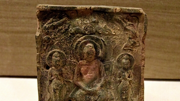 Buddha Plaque from Japan