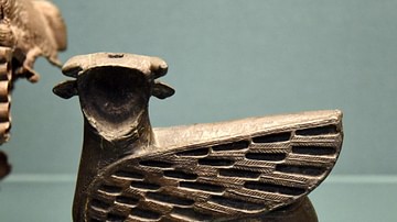 Kneeling Winged-Bull from Urartu