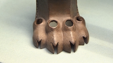 Bronze Lion's Foot from Urartu