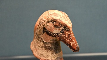 Fragment of a Phrygian Goose-Headed Pottery