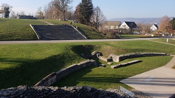 View of Roman Temple on Schonbuhl Hill