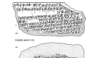 An Illustration of a Gilgamesh Tablet Fragment