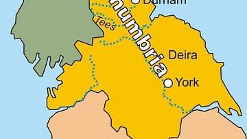 Map of the Kingdom of Northumbria