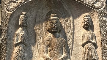 Chinese Buddhist Votive Stele